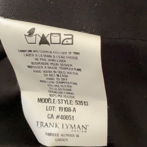 Frank Lyman Women's Pink and Black Jacket - Picture 9 of 9